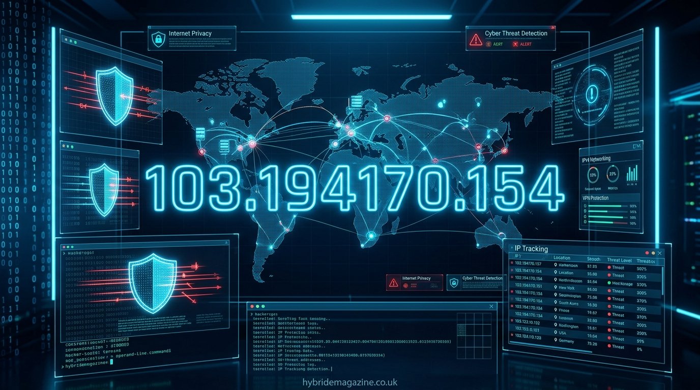 103.194170.154: Understanding the IP Address, Cybersecurity Risks, and Internet Tracking